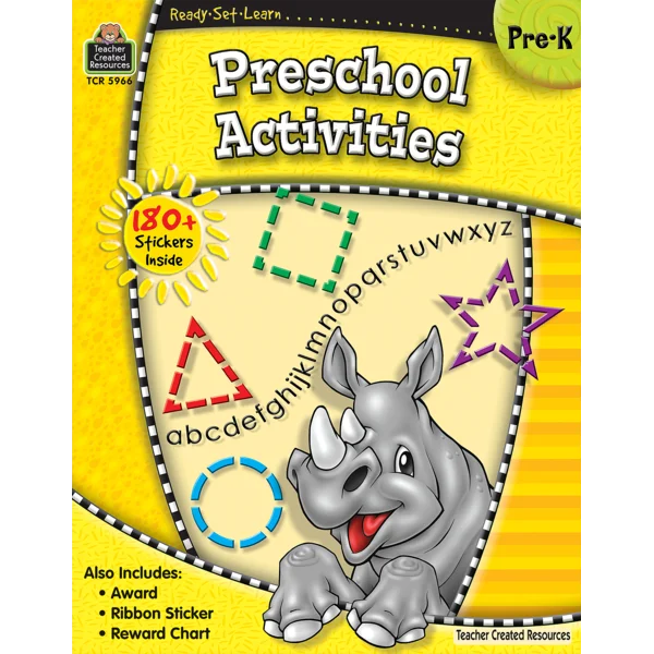 Ready-Set-Learn Preschool Activities Grade Pre-K