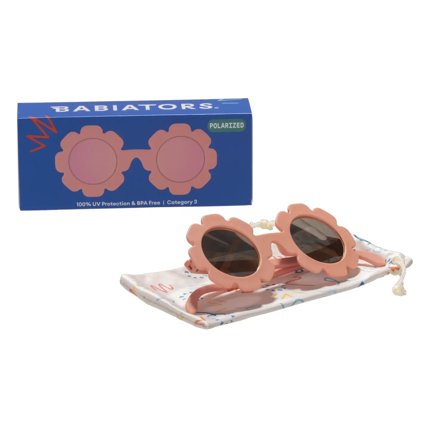 Babiators Peachy Keen Polarized Flower Baby and Kid Sunglasses