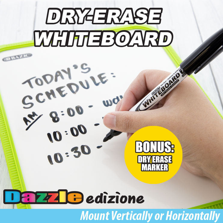 8.5" x 11" Dry Erase Board with Marker