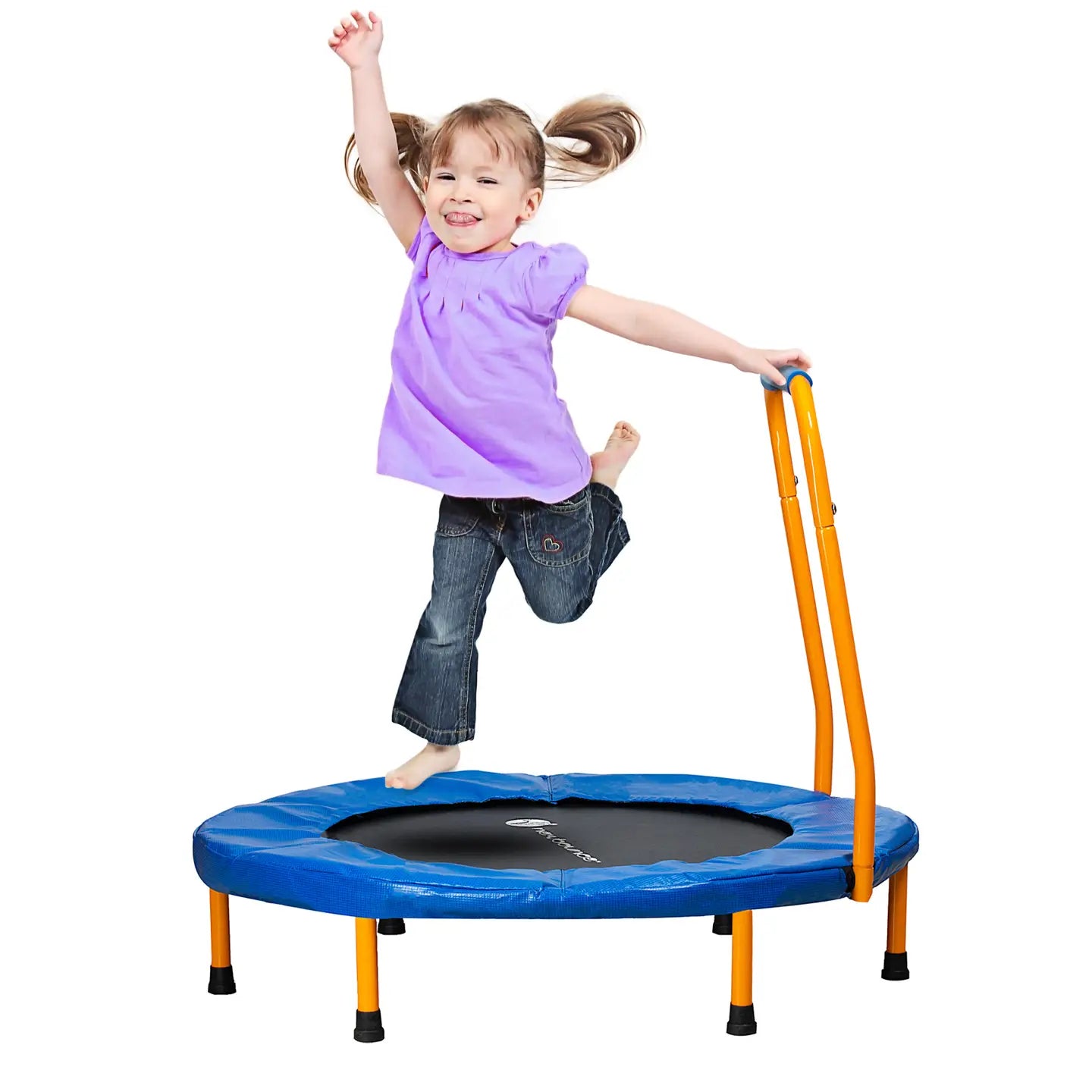 36'' Mini Trampoline with Handlebar