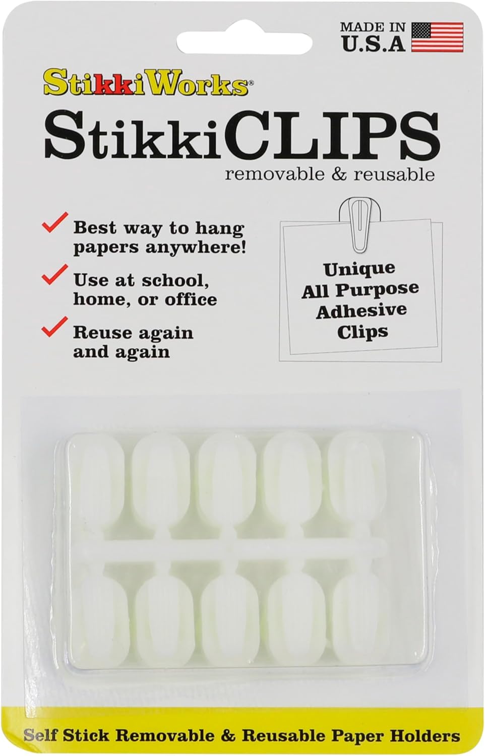 Stikkiwax Stikki Clips Pack of 20