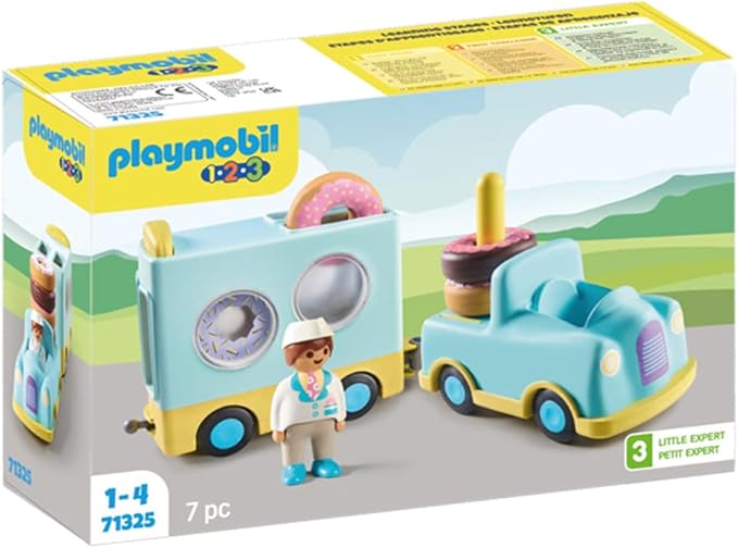 Playmobil 123 Crazy Donut Truck With Stacking Rings