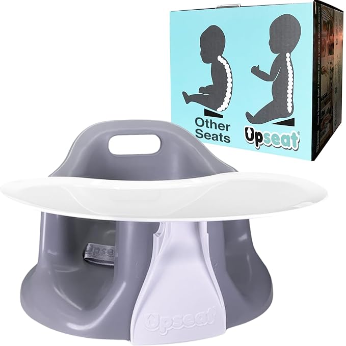 Upseat Baby Chair Booster Seat with Tray for Upright Posture