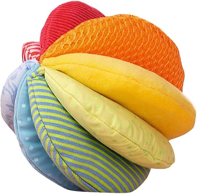 Haba - Rainbow Fabric Crinkle Baby Ball