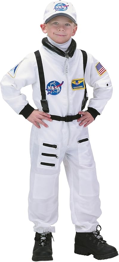 Jr. Astronaut Jumpsuit with Embroidered Cap