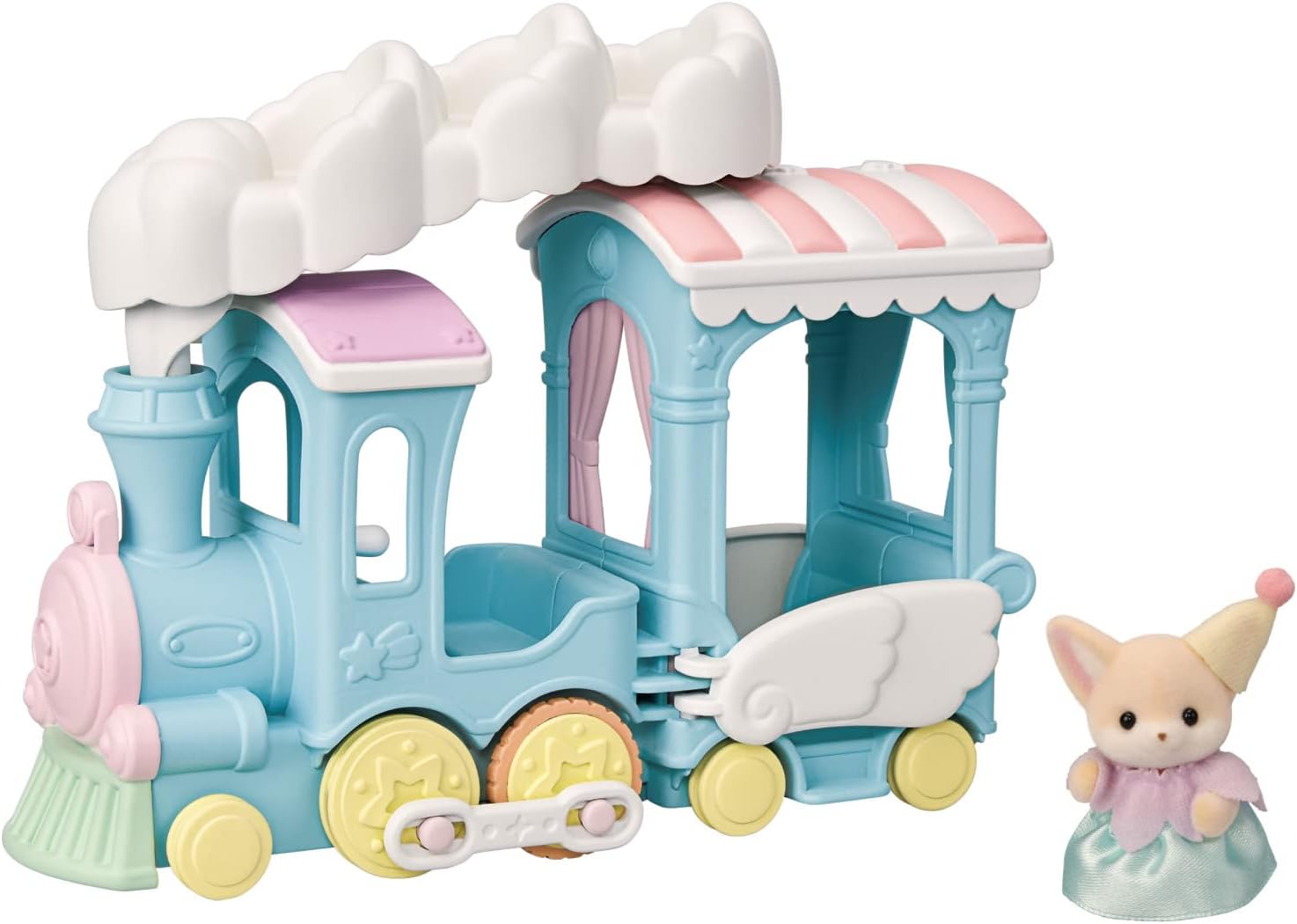 Calico Critters Floating Cloud Rainbow Train