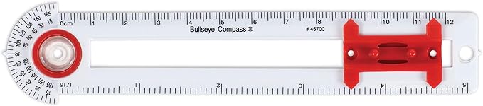 Bullseye Compass & Protractor