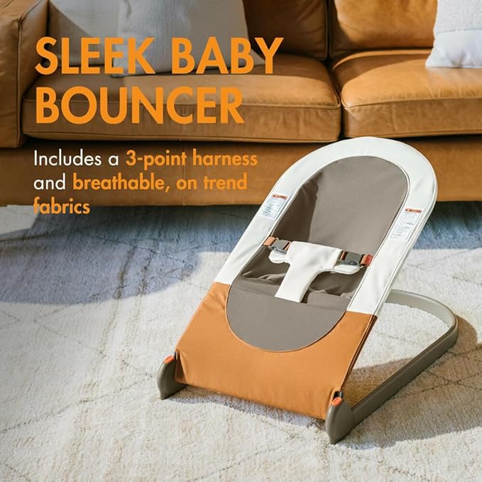 Slant Baby Bouncer - Brown