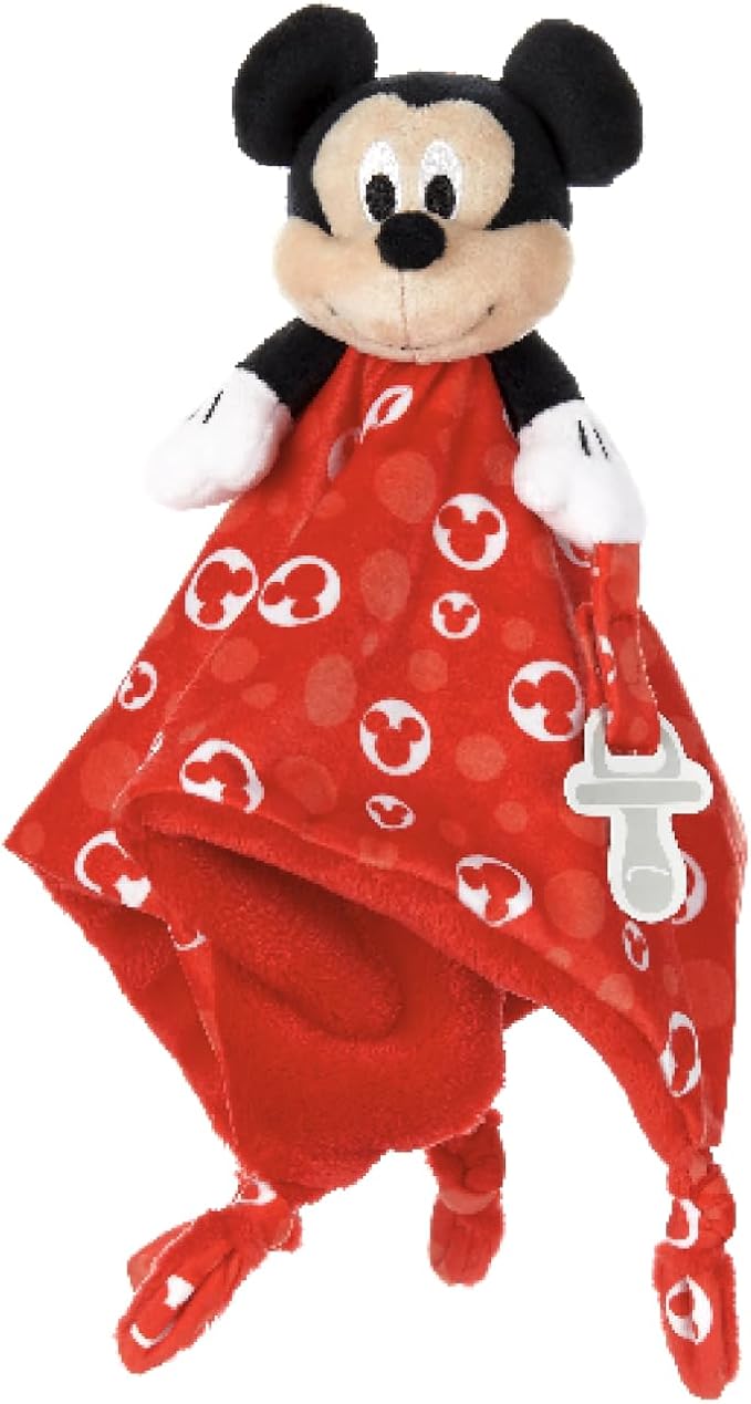 Mickey Snuggle Blanky W/Paci Loop