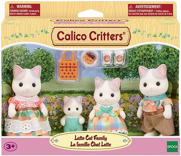 Calico Critters Latte Cat Family