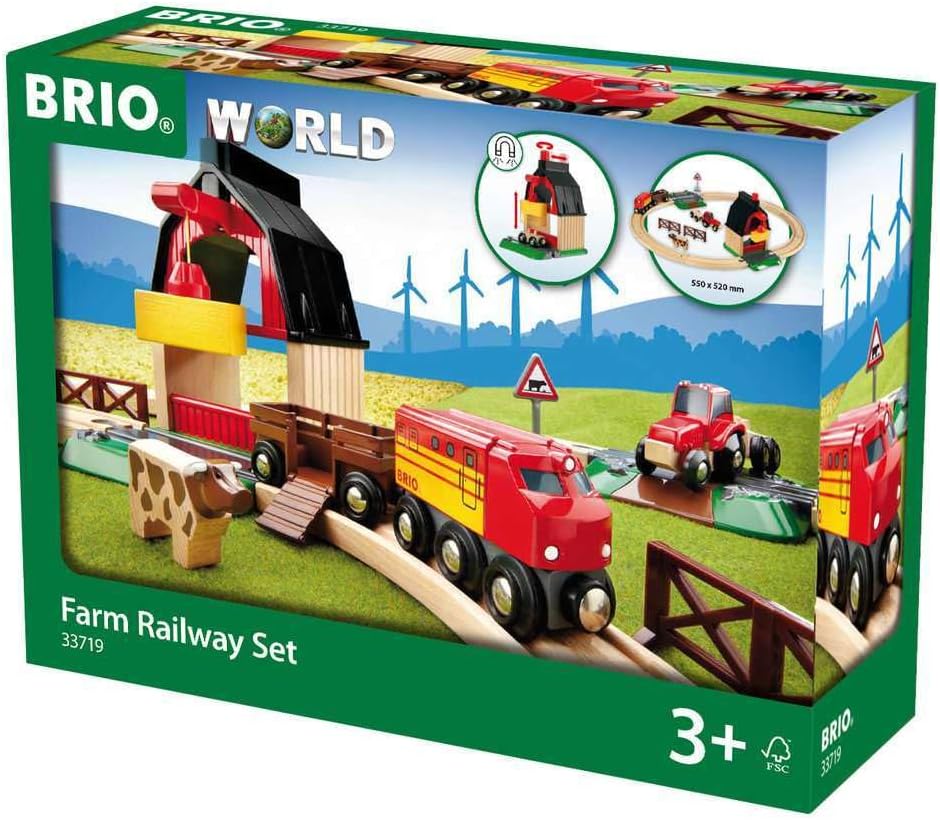 Brio Farm Railway Set