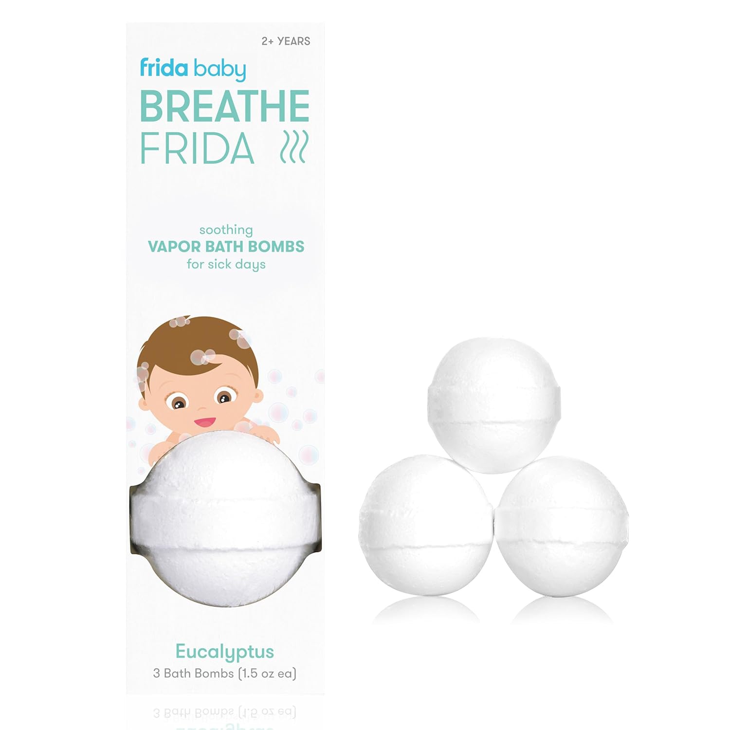 FridaBaby BreatheFrida Vapor Bath Bombs - Eucalyptus