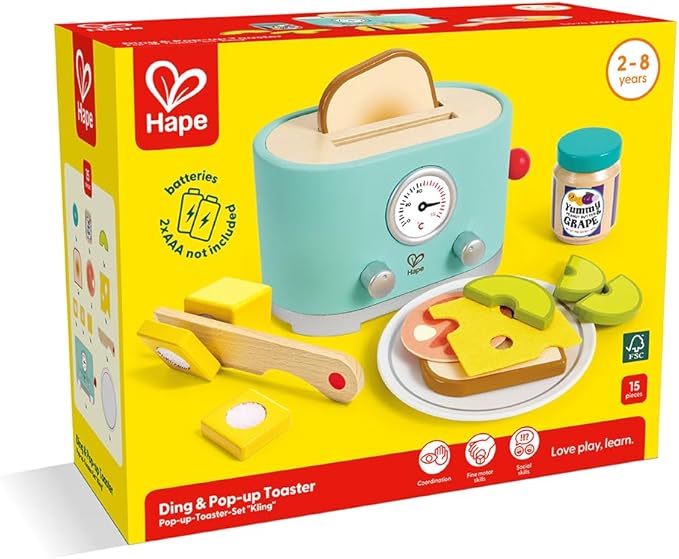 Hape Ding & Pop Up Toaster