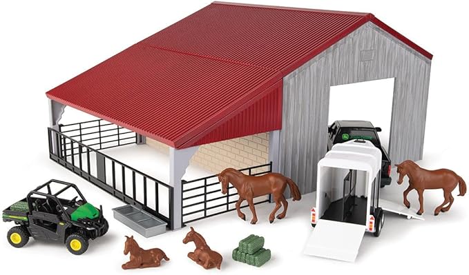 John Deere 1:32 Weathered Barn Playset