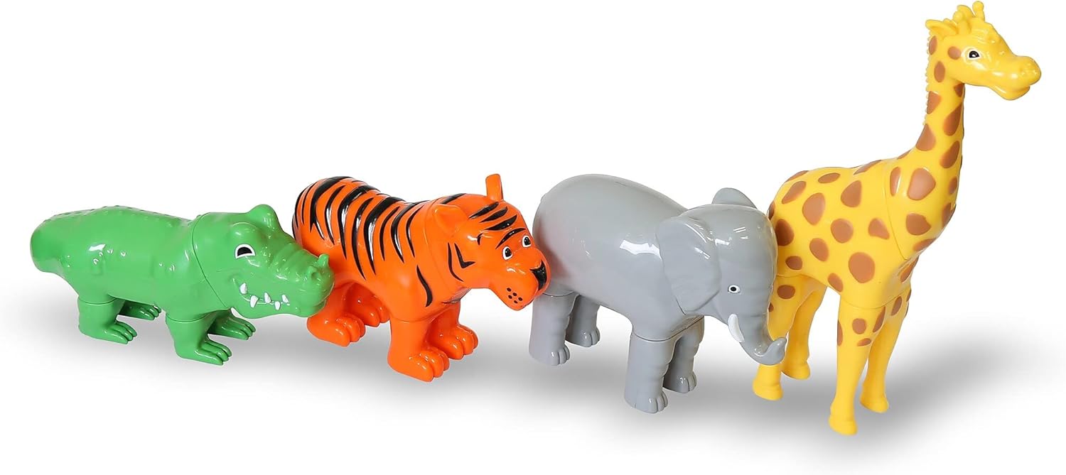 Magnetic Mix or Match Jungle Animals Toy Play Set