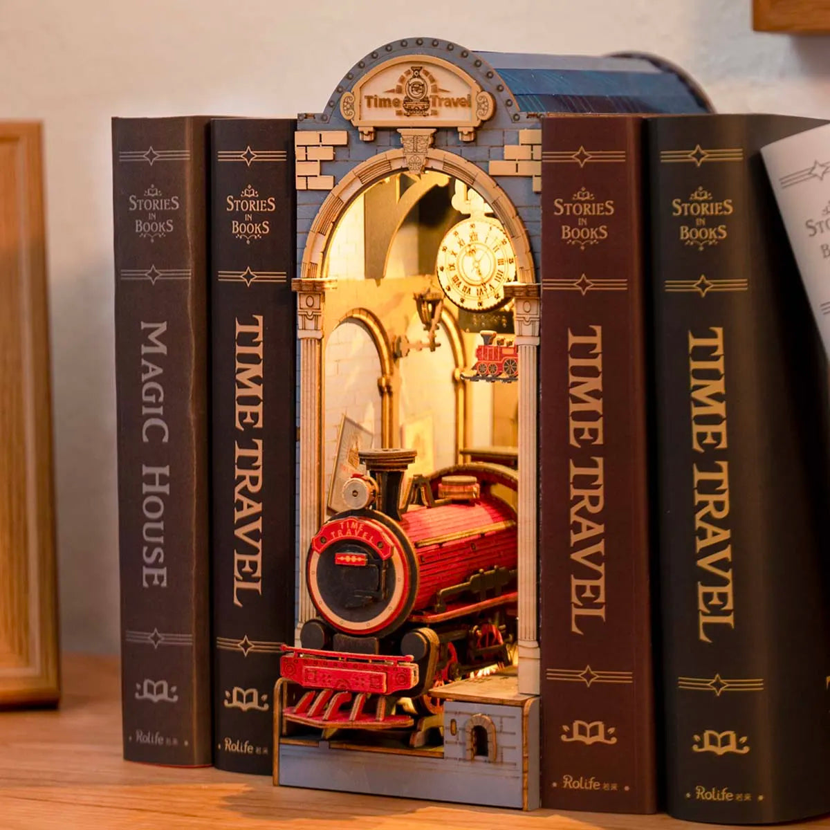 Time Travel DIY Bookend Craft Kit