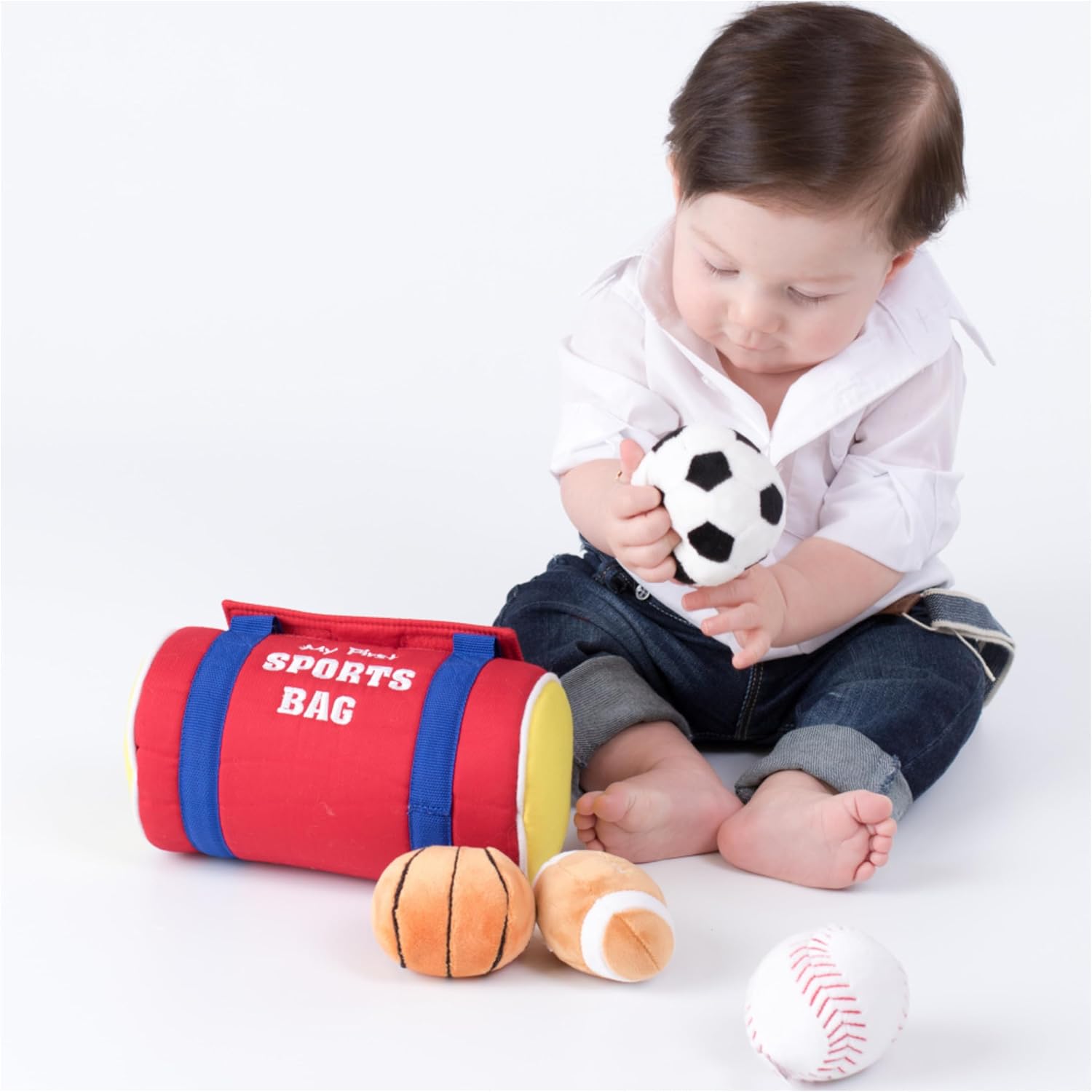 Baby GUND My First Sports Bag Stuffed Plush Playset