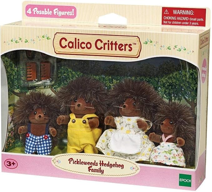 Calico Critters Pickleweeds Hedgehog Family