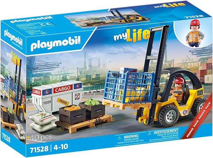 Playmobil Forklift Truck with Cargo