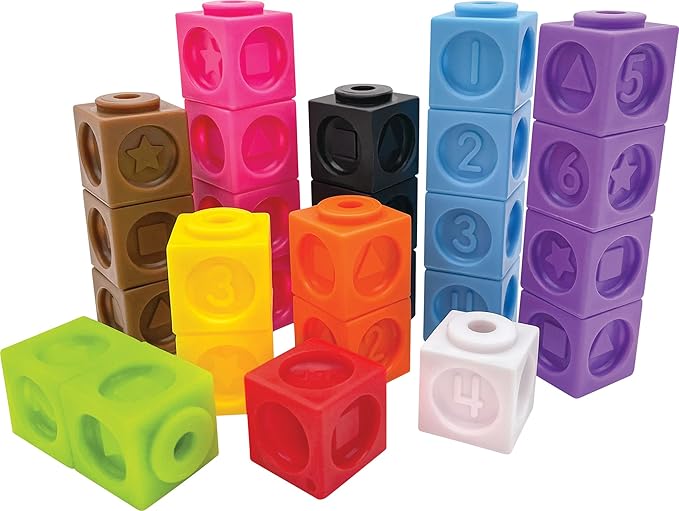 Numbers & Shapes Connecting Cubes