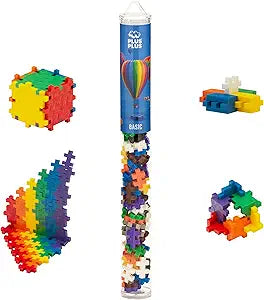 PLUS PLUS Mini Maker Tube Rainbow 70 Piece