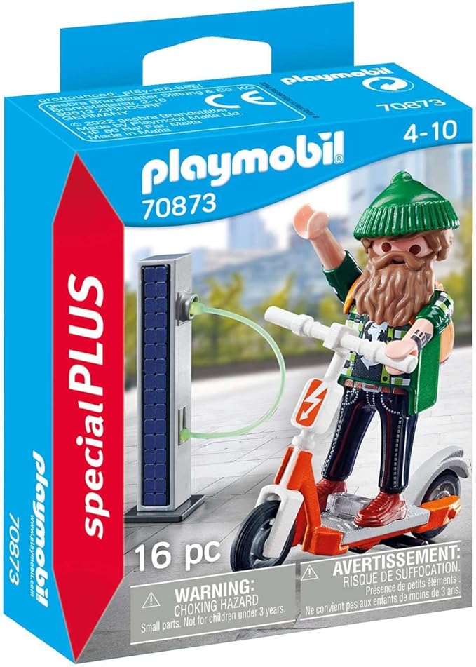 Playmobil Man With EZ Scooter