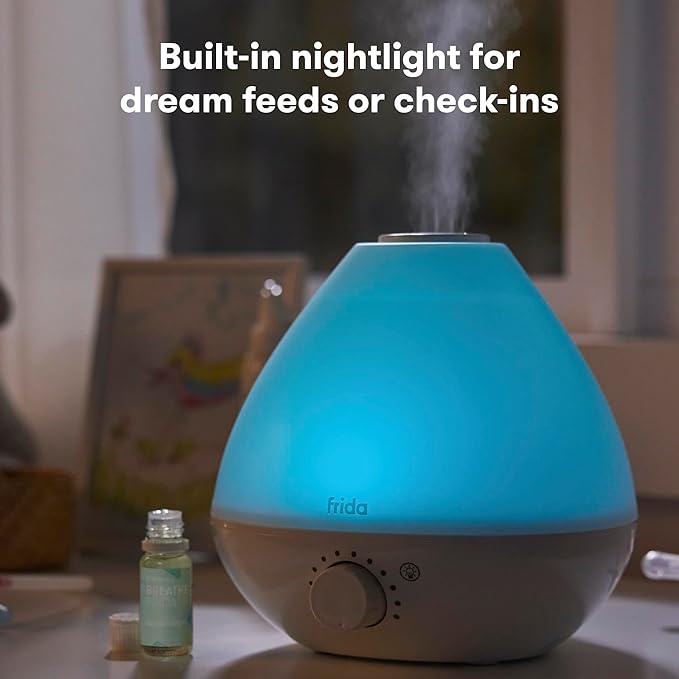 FridaBaby BreatheFrida 3-in-1 Humidifier, Diffuser, & Nightlight