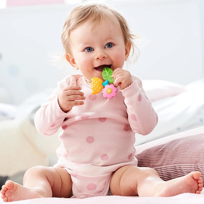 Petal Silicone Teether & Clutching Toy