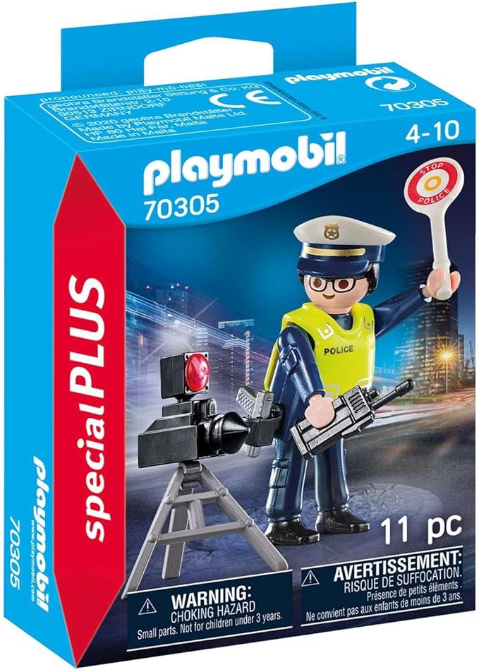 Playmobil Officer With Speed Trap