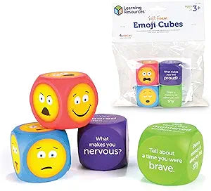 Soft Foam Emoji Cubes