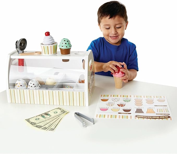 Melissa & Doug Scoop & Serve Ice Cream Counter