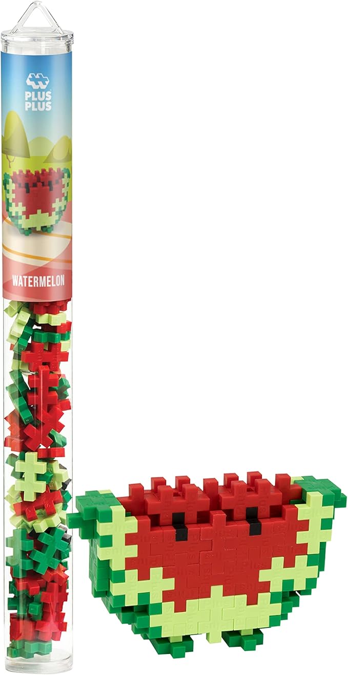 PLUS PLUS Watermelon 70 Piece Mini Maker Tube