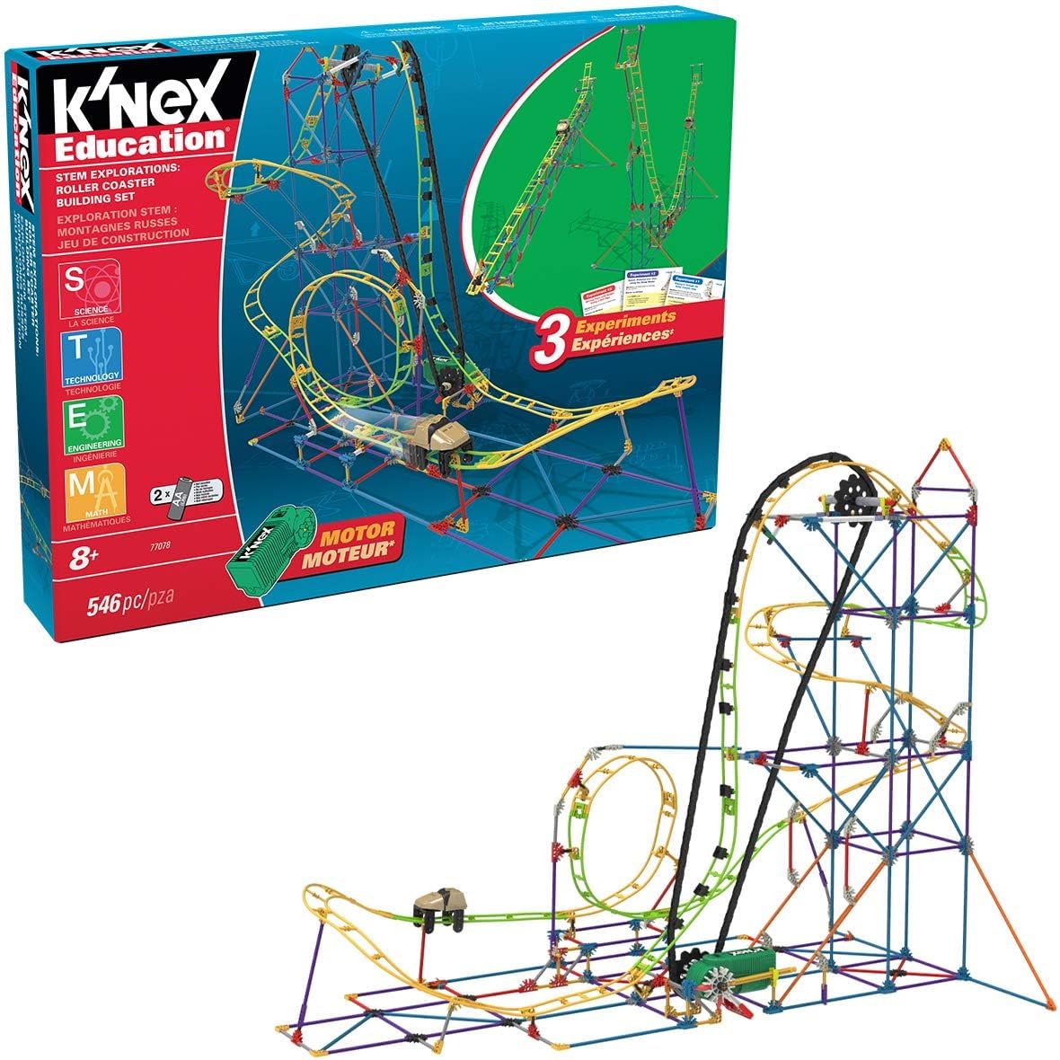 K'NEX Education STEM Explorations: Roller Coaster Building Set