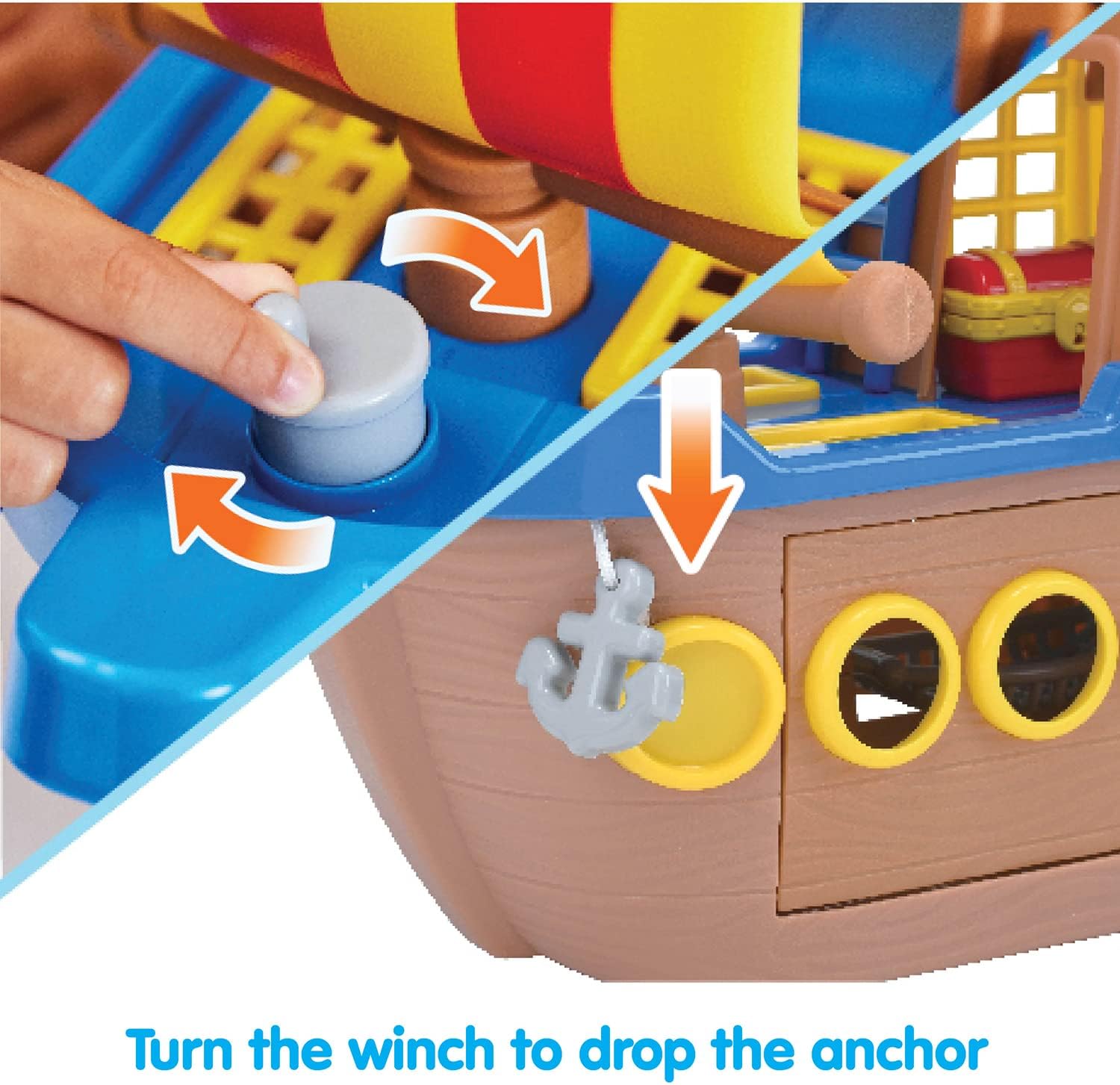 Kidoozie Rockin' Pirate Ship Playset