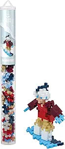 PLUS PLUS Snowboarder 70 Piece Mini Maker Tube