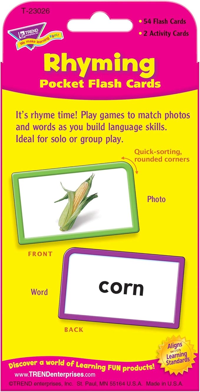 Rhyming Flash Cards