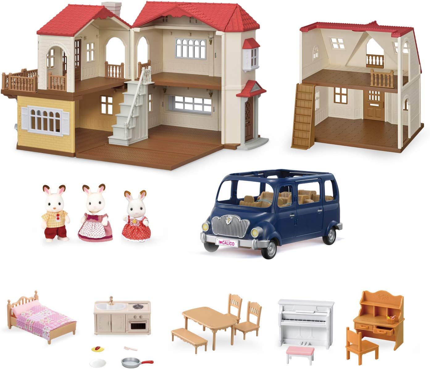 Calico Critters Red Roof Grand Mansion