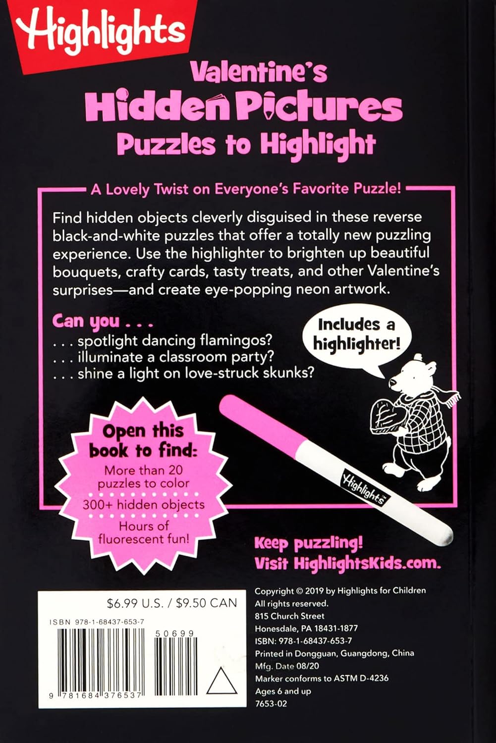 Valentine's Hidden Pictures Puzzles to Highlight