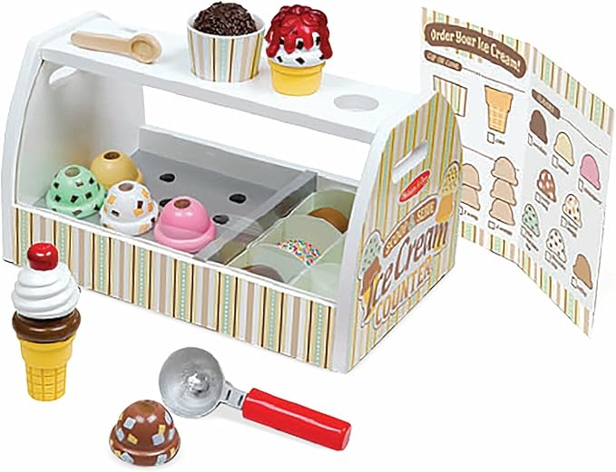 Melissa & Doug Scoop & Serve Ice Cream Counter