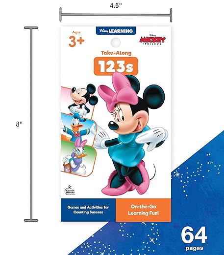 My Take-Along Tablet: Mickey & Friends 123s Activity Pad Preschool - Grade 1