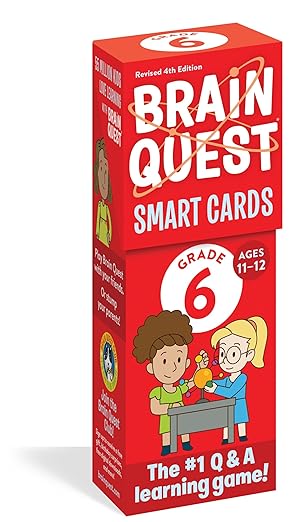 Brain Quest 6th Grade Smart Cards. Rev 4th Ed