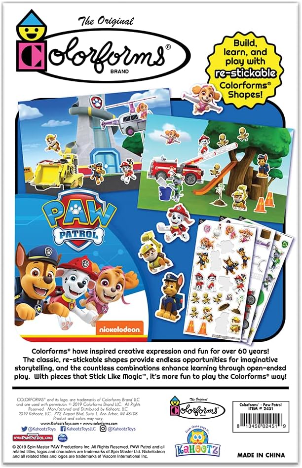 Colorforms Play Set Paw Patrol