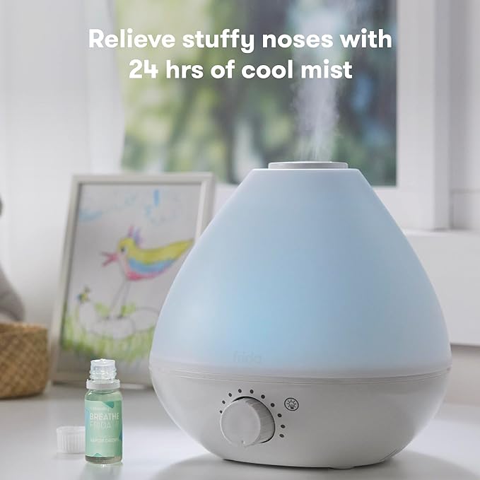 FridaBaby BreatheFrida 3-in-1 Humidifier, Diffuser, & Nightlight