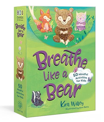 Breathe Like a Bear Mindfulness Cards - 50 Mindful Activities for Kids