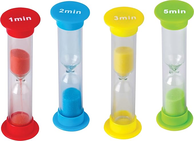 Mini Sand Timers Combo 4-Pack