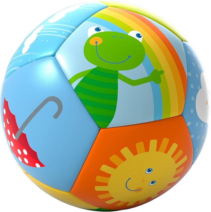 Haba - Rainbow World 4.5" Soft Baby Ball