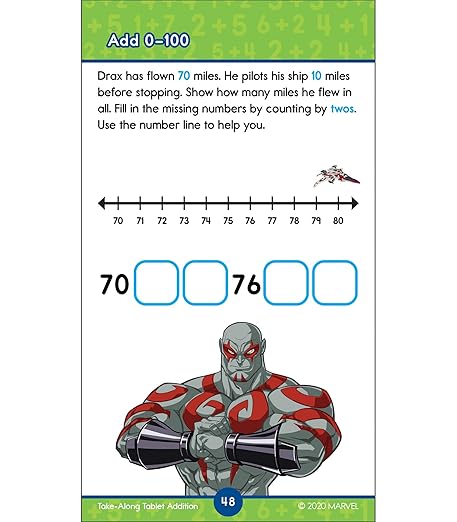 My Take-Along Tablet: Marvel Addition Activity Pad Grade 1-3