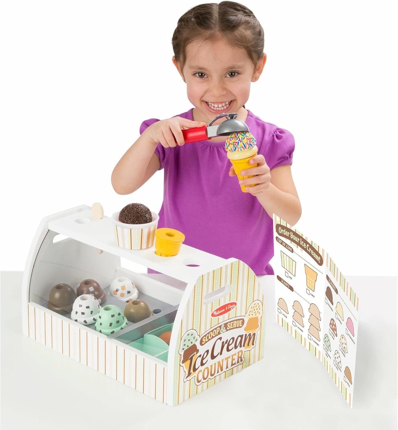 Melissa & Doug Scoop & Serve Ice Cream Counter