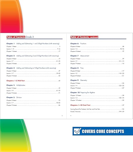 Spectrum Math Workbook Grade 3 Paperback