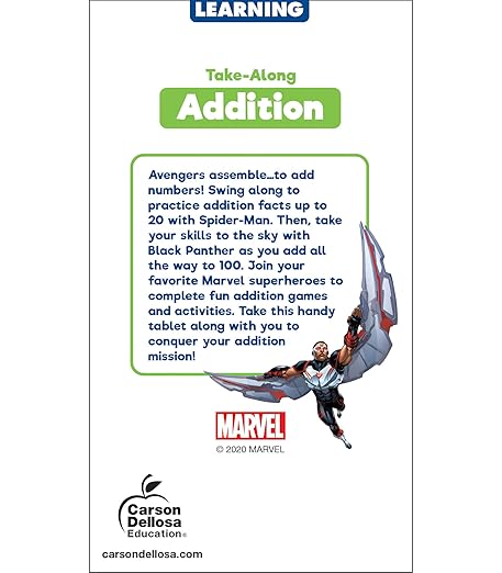 My Take-Along Tablet: Marvel Addition Activity Pad Grade 1-3